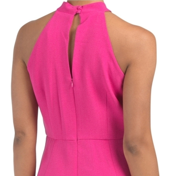 Julia Jordan Women's Fuachia Halter Neck jumpsuit - Picture 4 of 14